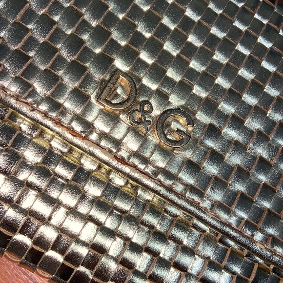 NWT Authentic Dolce & Gabbana Gold Weave Wallet - Picture 3 of 15